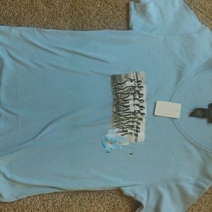 NWT Beach Theme T-shirt